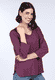 3/4-Arm-Shirt Betzili  - plum
