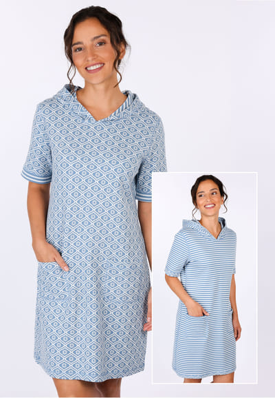 Wendekleid Tiraja - blue shadow