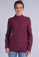 Strickpullover Minora - plum