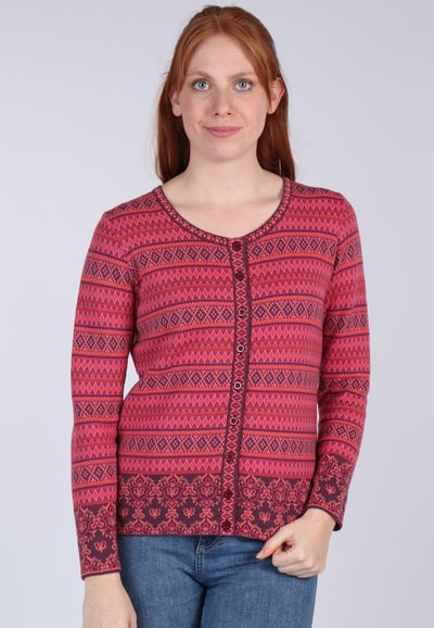 Strickjacke Renee royal - plum