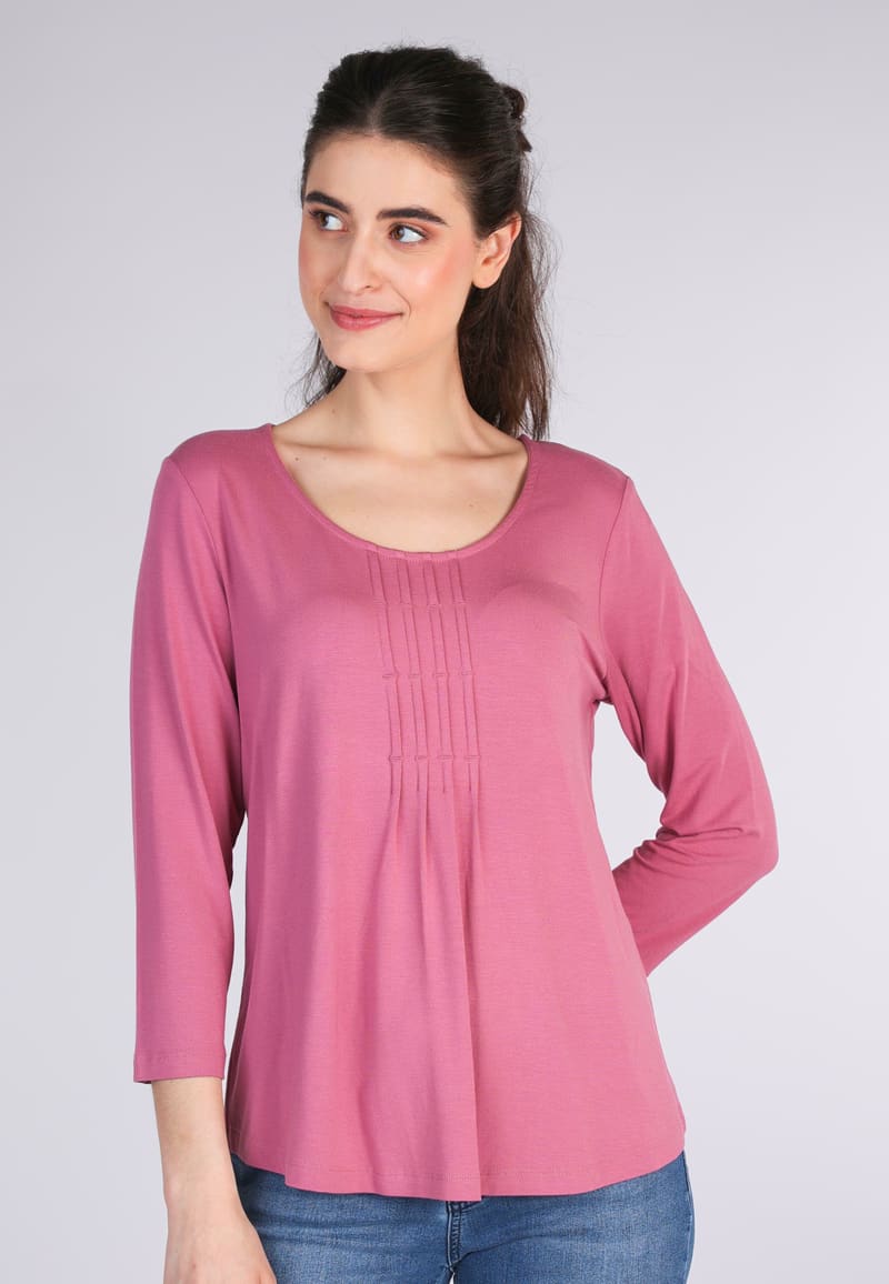 Langarmshirt Malyara  - tea rose