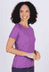 T-Shirt Zoe solid  - iris