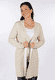 Strickjacke Tschima double  - dune