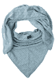 Dreieckstuch Elisabeth Merino - ash blue