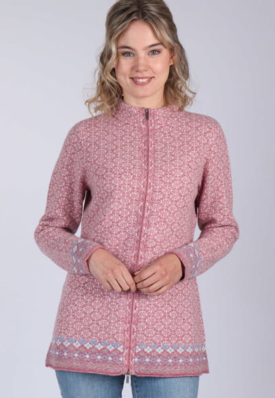 Strickjacke Erika - rose