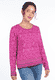 Strickpullover Josefine peony - raspberry