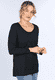 Langarmshirt Belinga - black