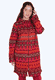 Strickmantel Iloina - red