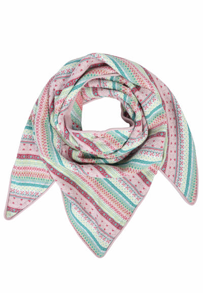Dreieckstuch Elisabeth Crazy - rose