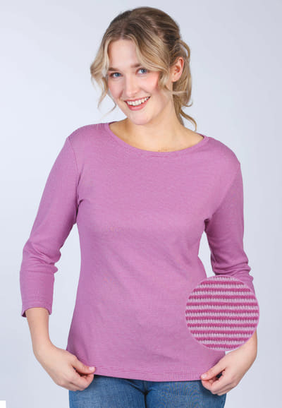 3/4 Arm-Shirt Pippita - raspberry