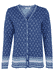 Strickjacke Christi tulip bow  - indigo