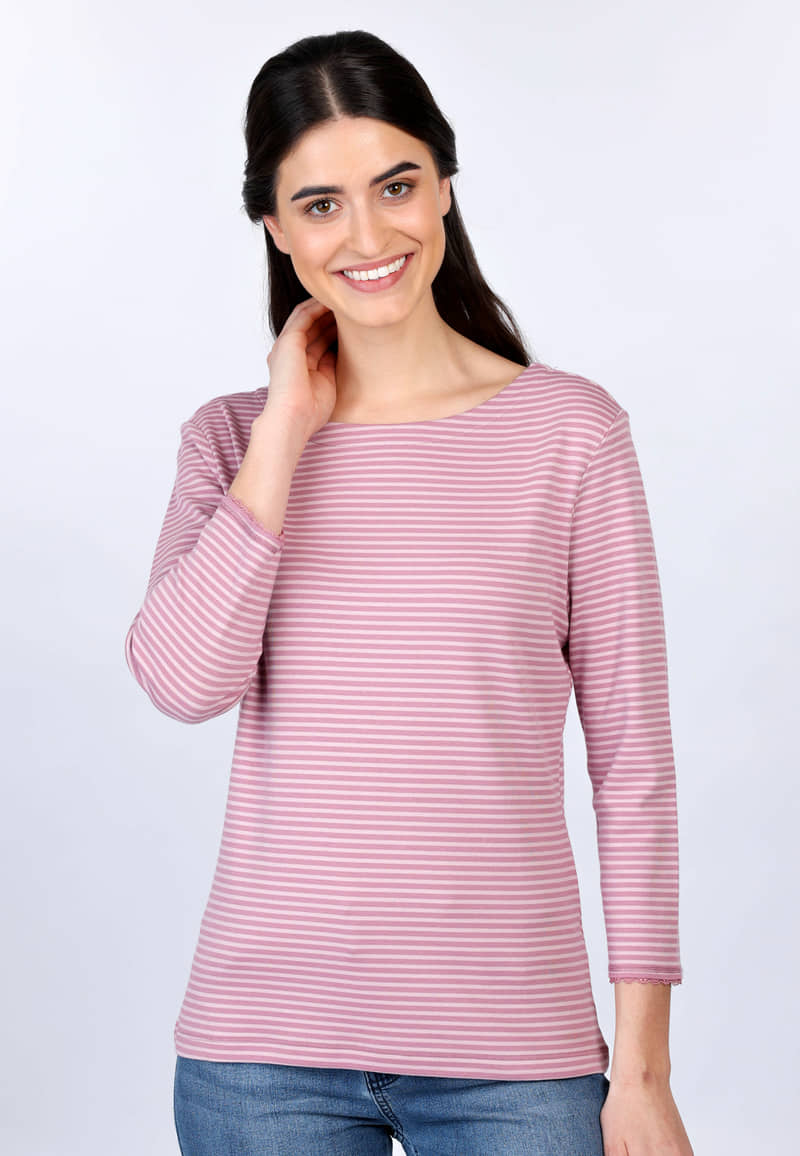 3/4-Arm-Shirt Bea - dusty orchid