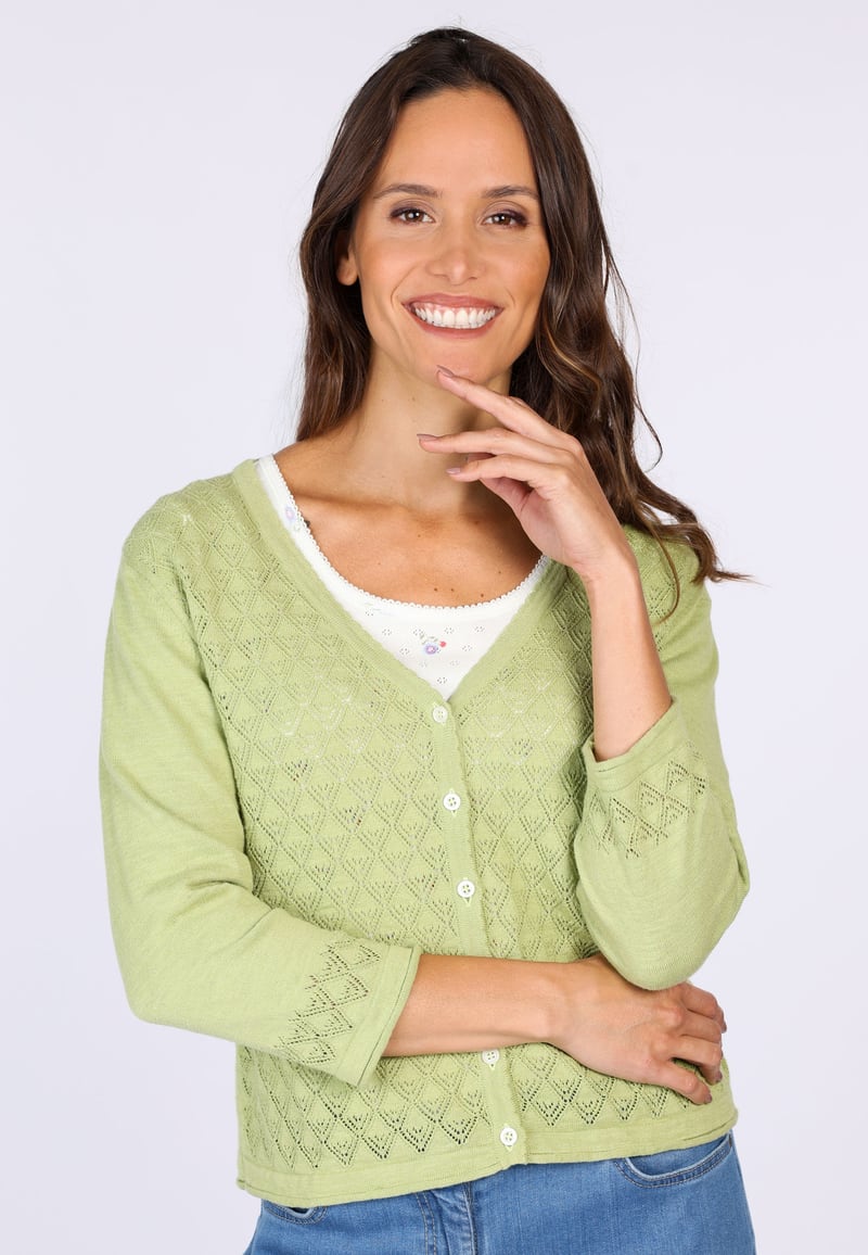 Strickjacke Lisarah  - apple