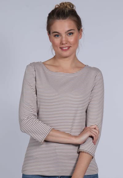 Langarmshirt Bea - camel