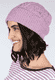 Strickmütze Hatje  - dusty orchid
