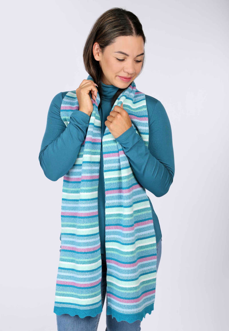 Strickschal Salma Multi - lake