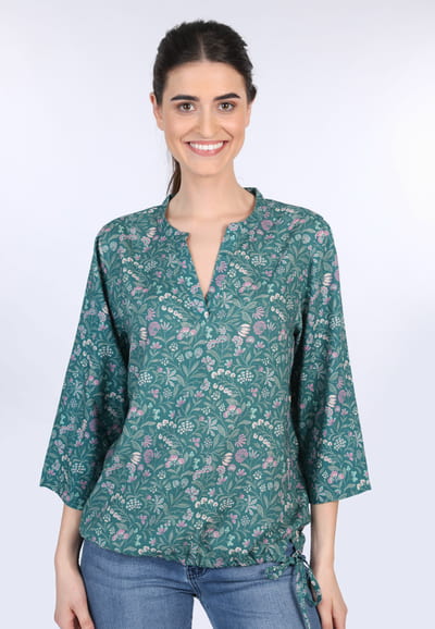 Bluse Karlotte - bottle green
