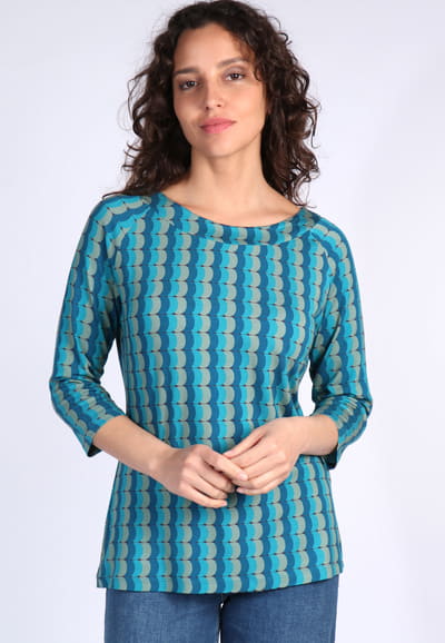 Zoa stripe - deep ocean