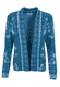 Strickjacke Dilara flower - ocean