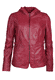 Lederjacke Caro - rubin