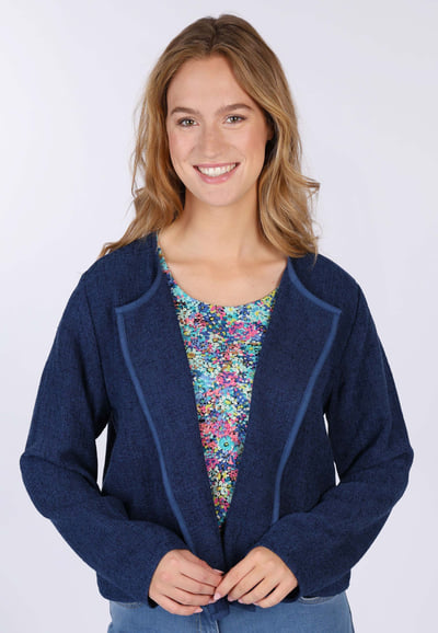 Strickjacke Maritta  - indigo