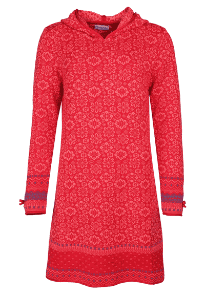 Strickkleid Helle Falster - rubin
