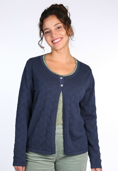 Strickjacke Liesel - navy