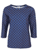 3/4-Arm-Shirt Pitta Retro  - indigo