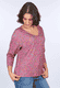 Shirt Betzeli paisley - raspberry