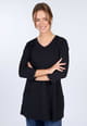 Tunika Kareena solid  - black