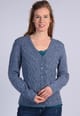 Strickjacke Beris - mosaic blue
