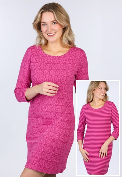 Wendekleid Tola  - raspberry