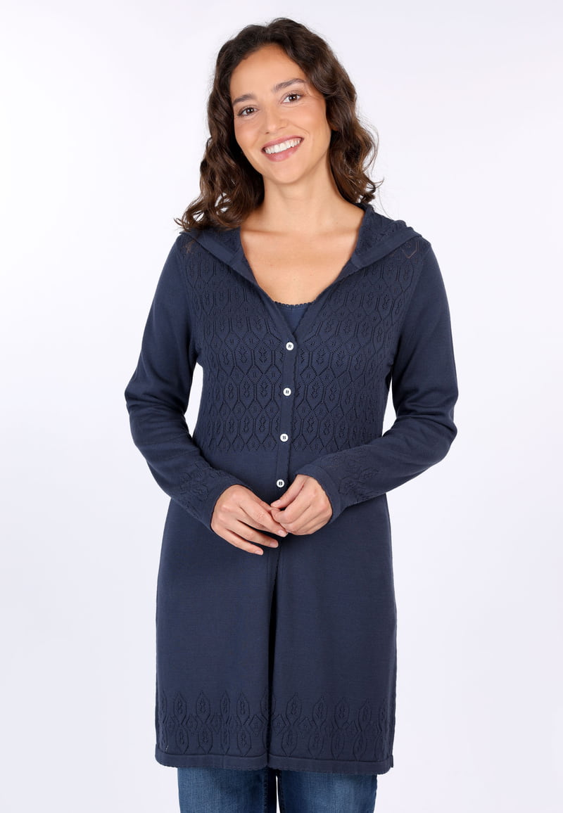 Strickmantel Brenda  - navy