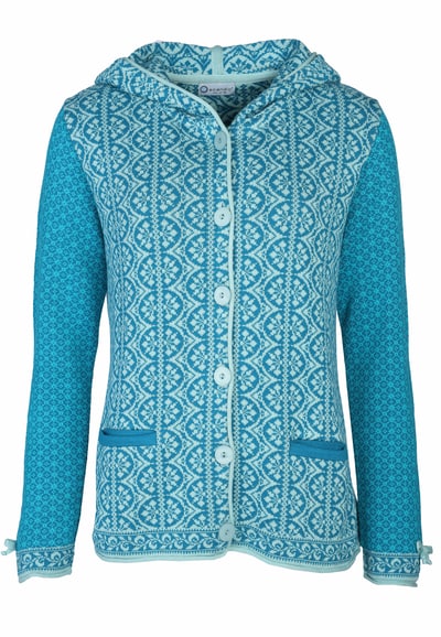 Strickjacke Simone Frederikso - ocean
