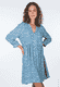 Kleid Meri Wildflower - swedish blue