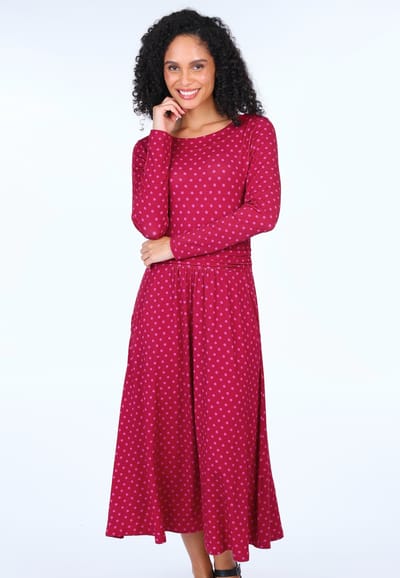Kleid Malindchen - rubin