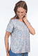 T-Shirt Betzi Mille fleur  - light blue