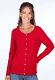 Strickjacke Natascha - rubin