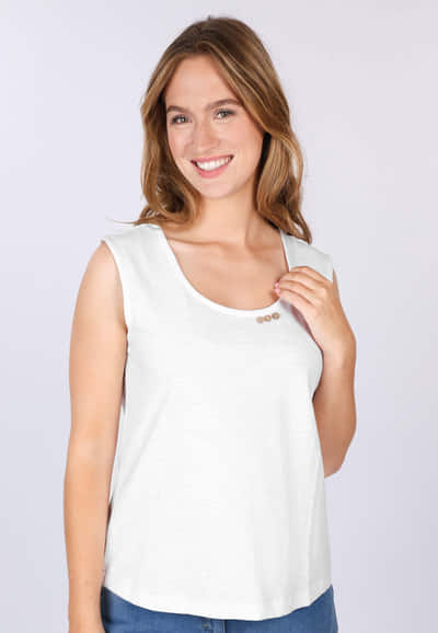 Top Cinnialis - white