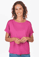 T-Shirt Vroni solid - raspberry