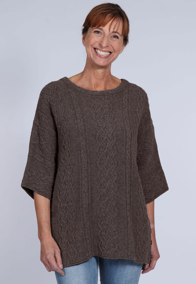 Strickpullover Mitzi - marone