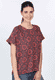 Bluse Maisy ornamental - ebony