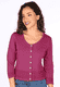 Strickjacke Liselotte  - cerise