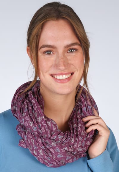 Tuch Fabienne - plum