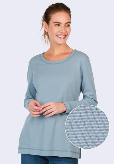 Langarmshirt Lonnja  - swedish blue