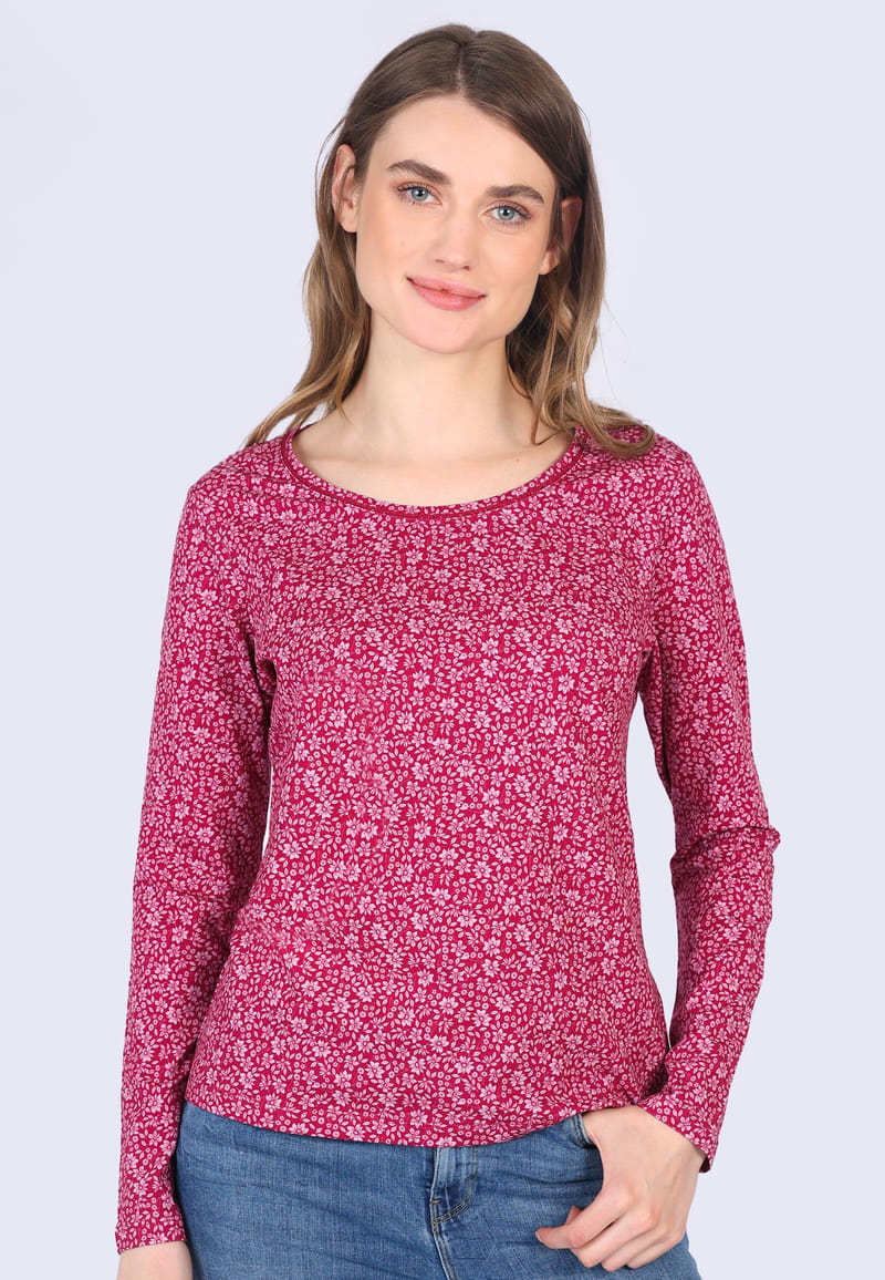 Shirt Hanni autumn bloom - purple