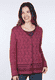 Strickjacke Christianne  - deep purple