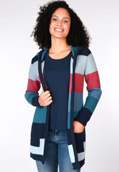 Strickjacke Uta - navy