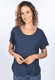 T-Shirt Betzi Solid  - navy