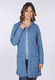 Strickmantel Waida  - blue shadow